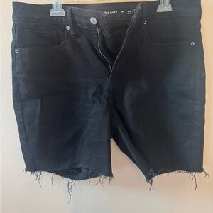 Old Navy High-Rise Black Shorts. #A0018